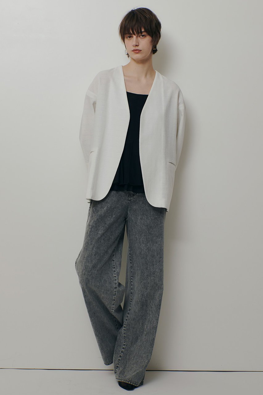 【アルアバイル/allureville】のデニムバギーパンツ 人気、トレンドファッション・服の通販 founy(ファニー) 　ファッション　Fashion　レディースファッション　Fashion for Women　パンツ　Pants & Trousers　デニムパンツ・ジーンズ・美脚デニム　Denim Jeans & Pants　2026年　2026　おすすめ　Recommended / Our Picks　ジャカード／ジャガード　Jacquard, Woven Pattern　ストライプ　Stripe, Striped Pattern　セットアップ　Set-Up, Coordinated Outfit　デニム　Denim, Jeans Material　夏　Summer　春　Spring　S/S・春夏　SS, Spring/Summer, Warm Season　無地　Plain, Solid Color　other-4|ID: prp329100004835320 ipo3291000000035874957