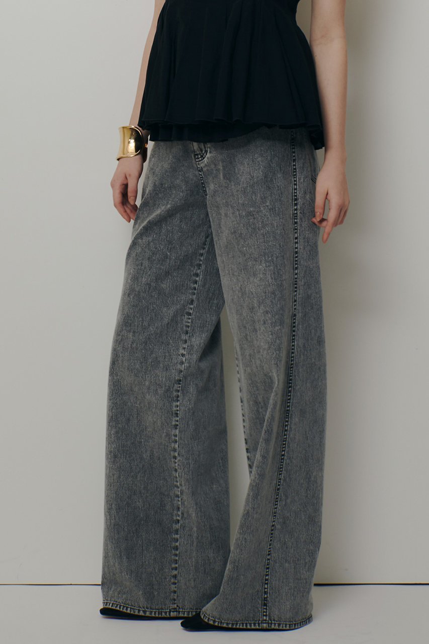 【アルアバイル/allureville】のデニムバギーパンツ 人気、トレンドファッション・服の通販 founy(ファニー) 　ファッション　Fashion　レディースファッション　Fashion for Women　パンツ　Pants & Trousers　デニムパンツ・ジーンズ・美脚デニム　Denim Jeans & Pants　2026年　2026　おすすめ　Recommended / Our Picks　ジャカード／ジャガード　Jacquard, Woven Pattern　ストライプ　Stripe, Striped Pattern　セットアップ　Set-Up, Coordinated Outfit　デニム　Denim, Jeans Material　夏　Summer　春　Spring　S/S・春夏　SS, Spring/Summer, Warm Season　無地　Plain, Solid Color　other-6|ID: prp329100004835320 ipo3291000000035874959