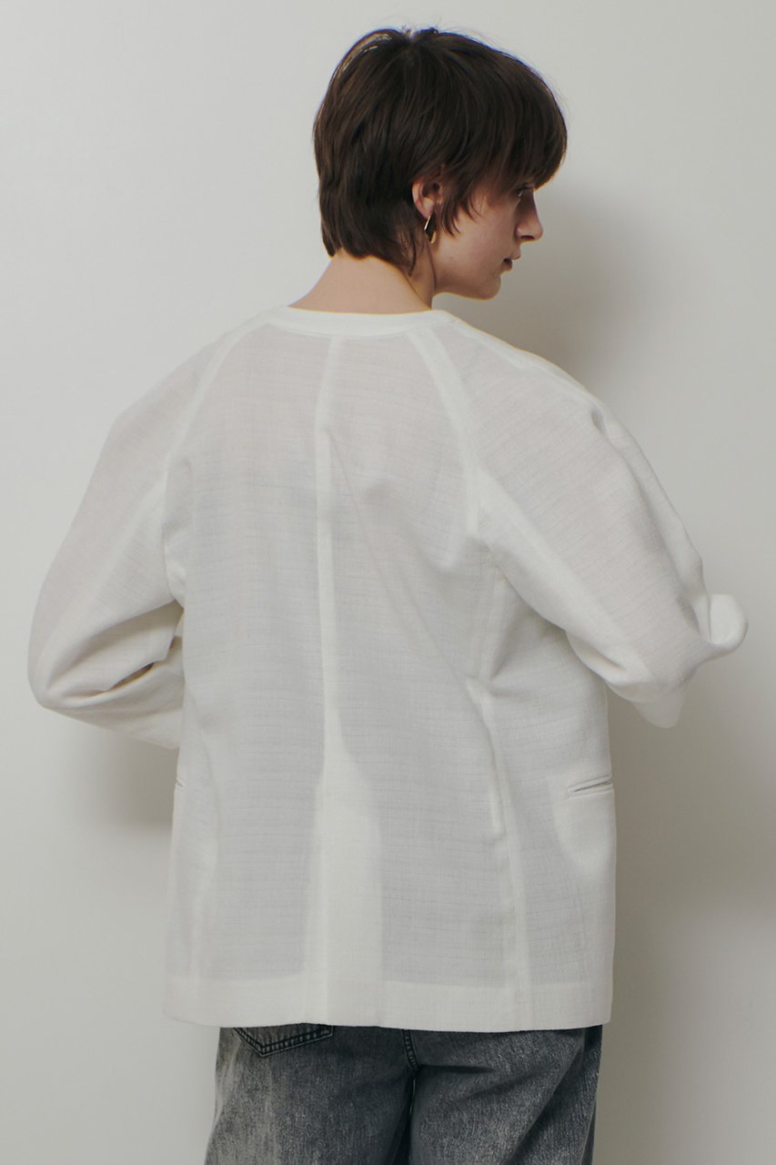 【アルアバイル/allureville】のハーフスリーブカラーレスジャケット 人気、トレンドファッション・服の通販 founy(ファニー) ファッション Fashion レディースファッション Fashion for Women アウター Coat / Outerwear Collection レディースジャケット・軽アウター Jackets 2026年 2026 カーディガン Cardigan, Knitwear ジャケット Jacket, Outerwear ストレッチ Stretch, Stretchy Fabric 夏 Summer 春 Spring S/S・春夏 SS, Spring/Summer, Warm Season other-5|ID: prp329100004835321 ipo3291000000036245154