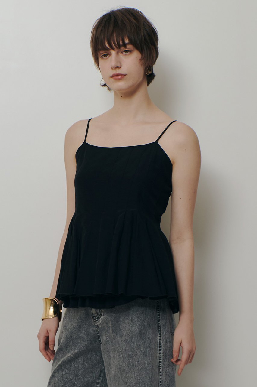 【アルアバイル/allureville】のリライムローンペプラムキャミソール 人気、トレンドファッション・服の通販 founy(ファニー) 　ファッション　Fashion　レディースファッション　Fashion for Women　トップス・カットソー　Cut & Sew Tops　キャミソール&ノースリーブ　Camisoles & Sleeveless Tops　シャツ・ブラウス・オフィスカジュアル　Elegant Blouses & Button-Ups　2026年　2026　エアリー　Airy Texture　キャミソール　Camisole, Spaghetti Strap Top　シアー　Sheer, See-Through　タンク　Tank Top, Sleeveless Top　ノースリーブ　Sleeveless, No-Sleeve　エレガント 上品　Elegant　今季　This Season, Current Season　夏　Summer　春　Spring　S/S・春夏　SS, Spring/Summer, Warm Season　other-6|ID: prp329100004835322 ipo3291000000035220981