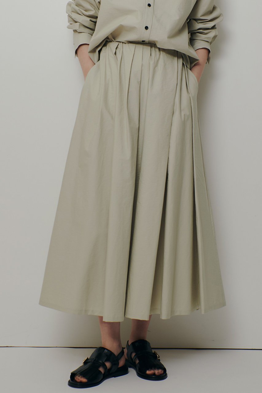 【アルアバイル/allureville】のタイプライターイレギュラータックスカート インテリア・キッズ・メンズ・レディースファッション・服の通販 founy(ファニー) 　ファッション　Fashion　レディースファッション　Fashion for Women　スカート　Skirts　ロングスカート　Long Skirts / Maxi & Midi Skirts　2026年　2026　シンプル　Simple, Minimal　ロング　Long, Long-Length　今季　This Season, Current Season　夏　Summer　春　Spring　S/S・春夏　SS, Spring/Summer, Warm Season　ベージュ|ID: prp329100004835324 ipo3291000000036245159