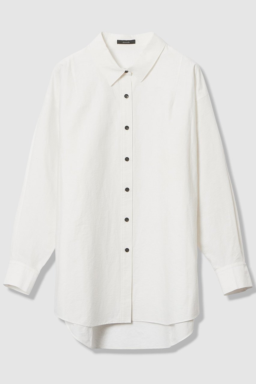 【アルアバイル/allureville】のタイプライターロングシャツ インテリア・キッズ・メンズ・レディースファッション・服の通販 founy(ファニー) ファッション Fashion レディースファッション Fashion for Women トップス・カットソー Cut & Sew Tops シャツ・ブラウス・オフィスカジュアル Elegant Blouses & Button-Ups 2026年 2026 スリーブ Sleeve, Long Sleeve / Short Sleeve タンブラー Tumbler, Travel Mug バランス Balance, Style Balance フォルム Silhouette, Form ロング Long, Long-Length 夏 Summer 春 Spring S/S・春夏 SS, Spring/Summer, Warm Season オフホワイト|ID: prp329100004835326 ipo3291000000036055319