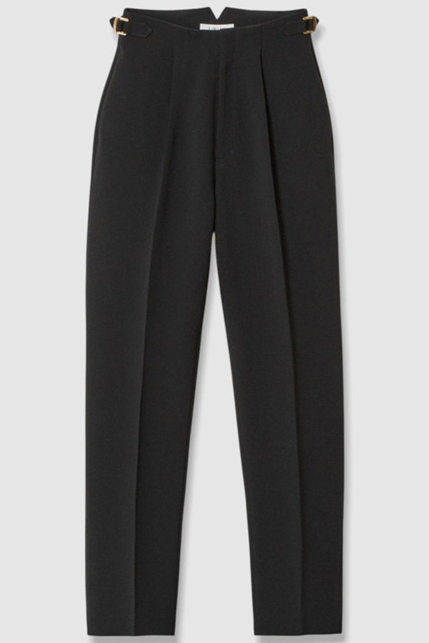 【アルアバイル/allureville】の【LOULOU WILLOUGHBY】ハイバックテーパードパンツ インテリア・キッズ・メンズ・レディースファッション・服の通販 founy(ファニー) 　ファッション　Fashion　レディースファッション　Fashion for Women　パンツ　Pants & Trousers　バッグ　Bags　2026年　2026　おすすめ　Recommended / Our Picks　サスペンダー　Suspenders, Braces　フィット　Fit, Slim Fit　フェミニン　Feminine, Girly　マニッシュ　Mannish, Boyish　メンズ　Men's, Menswear　夏　Summer　春　Spring　S/S・春夏　SS, Spring/Summer, Warm Season　ブラック|ID: prp329100004835328 ipo3291000000036106203