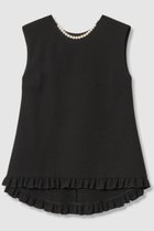 【アルアバイル/allureville】の【LOULOU WILLOUGHBY】パールネックレス付きフリルブラウス 人気、トレンドファッション・服の通販 founy(ファニー) ファッション Fashion レディースファッション Fashion for Women トップス・カットソー Cut & Sew Tops キャミソール&ノースリーブ Camisoles & Sleeveless Tops シャツ・ブラウス・オフィスカジュアル Elegant Blouses & Button-Ups ジュエリー Jewelry ネックレス Necklaces & Pendants 2026年 2026 アクセサリー Fashion Accessories ダブル Double, Double-Breasted ネックレス Necklace, Pendant Necklace ノースリーブ Sleeveless, No-Sleeve パール Pearl, Pearl Accent フリル Frill, Ruffle フレア Flare, Flared 夏 Summer 春 Spring S/S・春夏 SS, Spring/Summer, Warm Season thumbnail ブラック|ID: prp329100004835329 ipo3291000000035221031