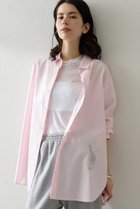 【ウィムガゼット/Whim Gazette】のThomas Masonアニマル刺繍シャツ 人気、トレンドファッション・服の通販 founy(ファニー) ファッション Fashion レディースファッション Fashion for Women トップス・カットソー Cut & Sew Tops シャツ・ブラウス・オフィスカジュアル Elegant Blouses & Button-Ups アニマル Animal Print インナー Innerwear 春 Spring シルク Silk, 100% Silk ストライプ Stripe, Striped Pattern スペシャル Special, Limited Edition スリーブ Sleeve, Long Sleeve / Short Sleeve なめらか Smooth, Silky Texture ロング Long, Long-Length S/S・春夏 SS, Spring/Summer, Warm Season 夏 Summer エレガント 上品 Elegant 2026年 2026 thumbnail ピンク|ID: prp329100004835330 ipo3291000000035619631