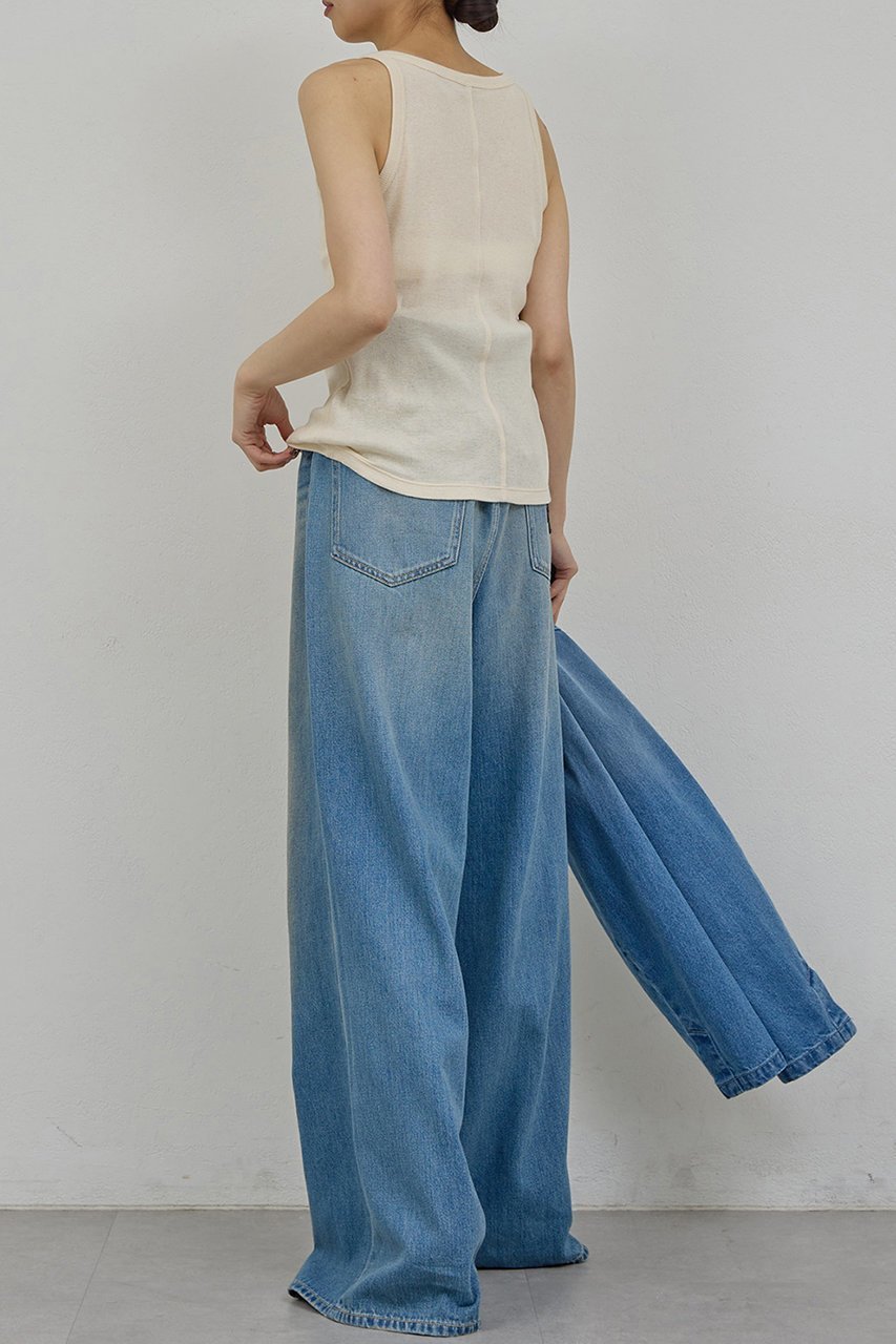 【ガリャルダガランテ/GALLARDAGALANTE】の【PEAS】カバーテレコタンク 人気、トレンドファッション・服の通販 founy(ファニー) 　ファッション　Fashion　レディースファッション　Fashion for Women　トップス・カットソー　Cut & Sew Tops　キャミソール&ノースリーブ　Camisoles & Sleeveless Tops　シャツ・ブラウス・オフィスカジュアル　Elegant Blouses & Button-Ups　ロングTシャツ・Tシャツ　Longline T-Shirts & Tees　カットソー・ベーシックTシャツ　Cut-and-Sewn Tops / Stretch Tees & Basics　2026年　2026　おすすめ　Recommended / Our Picks　なめらか　Smooth, Silky Texture　インナー　Innerwear　キャミソール　Camisole, Spaghetti Strap Top　タンク　Tank Top, Sleeveless Top　夏　Summer　春　Spring　S/S・春夏　SS, Spring/Summer, Warm Season　other-4|ID: prp329100004835334 ipo3291000000035221081