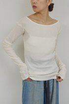 【ガリャルダガランテ/GALLARDAGALANTE】の【PEAS】ガーゼテレコプルオーバー 人気、トレンドファッション・服の通販 founy(ファニー) ファッション Fashion レディースファッション Fashion for Women トップス・カットソー Cut & Sew Tops シャツ・ブラウス・オフィスカジュアル Elegant Blouses & Button-Ups ロングTシャツ・Tシャツ Longline T-Shirts & Tees カジュアルプルオーバー・ニットトップス Pullovers & Knit Tops / Casual Pullovers カットソー・ベーシックTシャツ Cut-and-Sewn Tops / Stretch Tees & Basics 2026年 2026 おすすめ Recommended / Our Picks インナー Innerwear シアー Sheer, See-Through ショルダー Shoulder, Shoulder Strap スリーブ Sleeve, Long Sleeve / Short Sleeve タンク Tank Top, Sleeveless Top テレコ Ribbed, Rib Stitch ロング Long, Long-Length 人気 Popular, Best Seller 夏 Summer 春 Spring S/S・春夏 SS, Spring/Summer, Warm Season thumbnail ホワイト|ID: prp329100004835335 ipo3291000000035221087