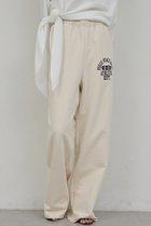 【ガリャルダガランテ/GALLARDAGALANTE】の【PEAS】スウェットパンツ 人気、トレンドファッション・服の通販 founy(ファニー) ファッション Fashion レディースファッション Fashion for Women パンツ Pants & Trousers 2026年 2026 おすすめ Recommended / Our Picks ジャケット Jacket, Outerwear ストレート Straight, Straight Cut プリント Print, Printed Pattern ミックス Mix, Mixed Style リラックス Relax, Relaxed Fit 夏 Summer 春 Spring S/S・春夏 SS, Spring/Summer, Warm Season thumbnail アイボリー|ID: prp329100004835338 ipo3291000000035221116