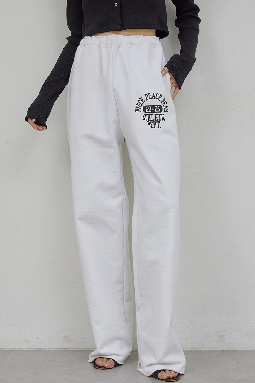 【ガリャルダガランテ/GALLARDAGALANTE】の【PEAS】スウェットパンツ 人気、トレンドファッション・服の通販 founy(ファニー) 　ファッション　Fashion　レディースファッション　Fashion for Women　パンツ　Pants & Trousers　おすすめ　Recommended / Our Picks　ジャケット　Jacket, Outerwear　ストレート　Straight, Straight Cut　プリント　Print, Printed Pattern　ミックス　Mix, Mixed Style　リラックス　Relax, Relaxed Fit　 other-1|ID: prp329100004835338 ipo3291000000036743400