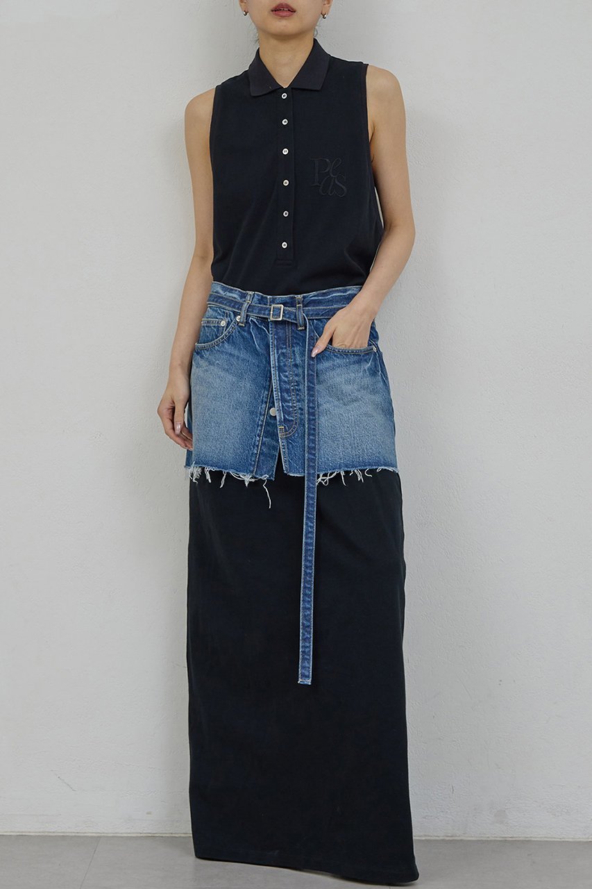 【ガリャルダガランテ/GALLARDAGALANTE】の【PEAS】デニムミニスカート 人気、トレンドファッション・服の通販 founy(ファニー) 　ファッション　Fashion　レディースファッション　Fashion for Women　スカート　Skirts　ミニスカート　Mini Skirts　2026年　2026　おすすめ　Recommended / Our Picks　デニム　Denim, Jeans Material　ミニスカート　Mini Skirt, Short Skirt　夏　Summer　春　Spring　S/S・春夏　SS, Spring/Summer, Warm Season　other-2|ID: prp329100004835340 ipo3291000000036106243