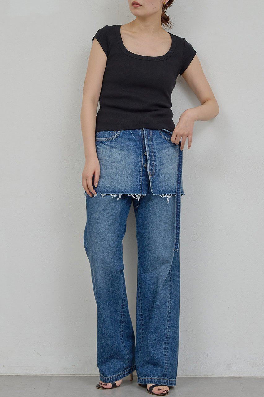 【ガリャルダガランテ/GALLARDAGALANTE】の【PEAS】デニムミニスカート 人気、トレンドファッション・服の通販 founy(ファニー) 　ファッション　Fashion　レディースファッション　Fashion for Women　スカート　Skirts　ミニスカート　Mini Skirts　2026年　2026　おすすめ　Recommended / Our Picks　デニム　Denim, Jeans Material　ミニスカート　Mini Skirt, Short Skirt　夏　Summer　春　Spring　S/S・春夏　SS, Spring/Summer, Warm Season　other-7|ID: prp329100004835340 ipo3291000000036106248