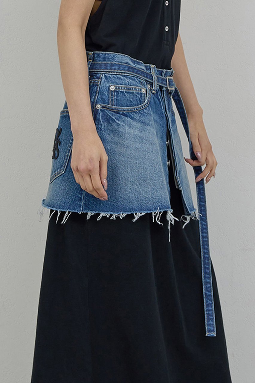 【ガリャルダガランテ/GALLARDAGALANTE】の【PEAS】デニムミニスカート 人気、トレンドファッション・服の通販 founy(ファニー) 　ファッション　Fashion　レディースファッション　Fashion for Women　スカート　Skirts　ミニスカート　Mini Skirts　おすすめ　Recommended / Our Picks　デニム　Denim, Jeans Material　ミニスカート　Mini Skirt, Short Skirt　other-5|ID: prp329100004835340 ipo3291000000036886925