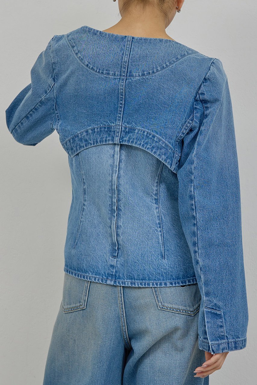 【ガリャルダガランテ/GALLARDAGALANTE】の【PEAS】デニムジャケットボレロ 人気、トレンドファッション・服の通販 founy(ファニー) 　ファッション　Fashion　レディースファッション　Fashion for Women　アウター　Coat / Outerwear Collection　レディースジャケット・軽アウター　Jackets　デニムジャケット / カジュアルアウター　Denim Jackets　ボレロ・ショート丈ジャケット / ドレス羽織りに　Boleros & Short Jackets　2026年　2026　おすすめ　Recommended / Our Picks　ジャケット　Jacket, Outerwear　デニム　Denim, Jeans Material　ノースリーブ　Sleeveless, No-Sleeve　ボレロ　Bolero, Short Cardigan　夏　Summer　春　Spring　S/S・春夏　SS, Spring/Summer, Warm Season　other-8|ID: prp329100004835341 ipo3291000000035221154