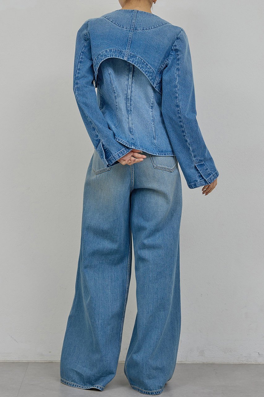 【ガリャルダガランテ/GALLARDAGALANTE】の【PEAS】デニムジャケットボレロ 人気、トレンドファッション・服の通販 founy(ファニー) ファッション Fashion レディースファッション Fashion for Women アウター Coat / Outerwear Collection レディースジャケット・軽アウター Jackets デニムジャケット / カジュアルアウター Denim Jackets ボレロ・ショート丈ジャケット / ドレス羽織りに Boleros & Short Jackets 2026年 2026 おすすめ Recommended / Our Picks ジャケット Jacket, Outerwear デニム Denim, Jeans Material ノースリーブ Sleeveless, No-Sleeve ボレロ Bolero, Short Cardigan 再入荷 Restock / Back in Stock 夏 Summer 春 Spring S/S・春夏 SS, Spring/Summer, Warm Season other-5|ID: prp329100004835341 ipo3291000000036245183