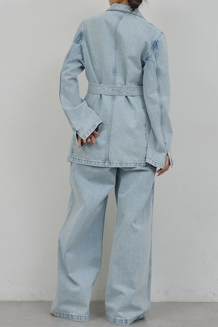 【ガリャルダガランテ/GALLARDAGALANTE】の【PEAS】【セットアップ対応】デニムブレザー 人気、トレンドファッション・服の通販 founy(ファニー) 　ファッション　Fashion　レディースファッション　Fashion for Women　アウター　Coat / Outerwear Collection　レディースジャケット・軽アウター　Jackets　2026年　2026　おすすめ　Recommended / Our Picks　インディゴ　Indigo Denim　ジャケット　Jacket, Outerwear　セットアップ　Set-Up, Coordinated Outfit　デニム　Denim, Jeans Material　夏　Summer　春　Spring　S/S・春夏　SS, Spring/Summer, Warm Season　other-4|ID: prp329100004835342 ipo3291000000035221160