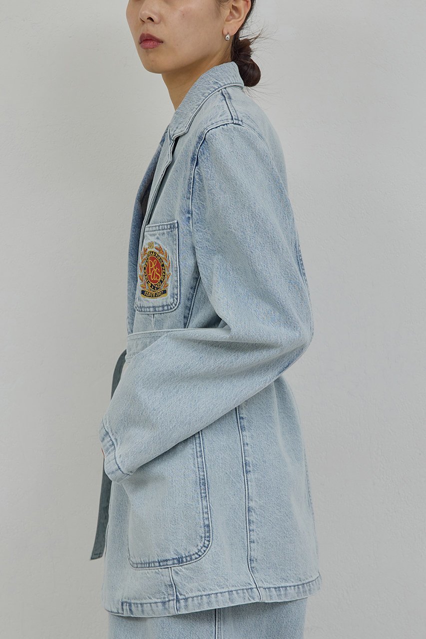 【ガリャルダガランテ/GALLARDAGALANTE】の【PEAS】【セットアップ対応】デニムブレザー 人気、トレンドファッション・服の通販 founy(ファニー) 　ファッション　Fashion　レディースファッション　Fashion for Women　アウター　Coat / Outerwear Collection　レディースジャケット・軽アウター　Jackets　2026年　2026　おすすめ　Recommended / Our Picks　インディゴ　Indigo Denim　ジャケット　Jacket, Outerwear　セットアップ　Set-Up, Coordinated Outfit　デニム　Denim, Jeans Material　夏　Summer　春　Spring　S/S・春夏　SS, Spring/Summer, Warm Season　other-6|ID: prp329100004835342 ipo3291000000035221162