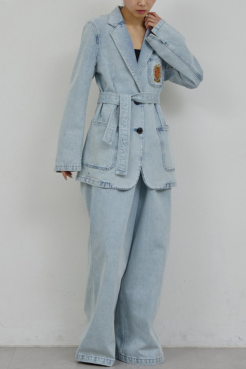 【ガリャルダガランテ/GALLARDAGALANTE】の【PEAS】【セットアップ対応】デニムブレザー 人気、トレンドファッション・服の通販 founy(ファニー) 　ファッション　Fashion　レディースファッション　Fashion for Women　アウター　Coat / Outerwear Collection　レディースジャケット・軽アウター　Jackets　2026年　2026　おすすめ　Recommended / Our Picks　インディゴ　Indigo Denim　ジャケット　Jacket, Outerwear　セットアップ　Set-Up, Coordinated Outfit　デニム　Denim, Jeans Material　夏　Summer　春　Spring　S/S・春夏　SS, Spring/Summer, Warm Season　other-2|ID: prp329100004835342 ipo3291000000036245194