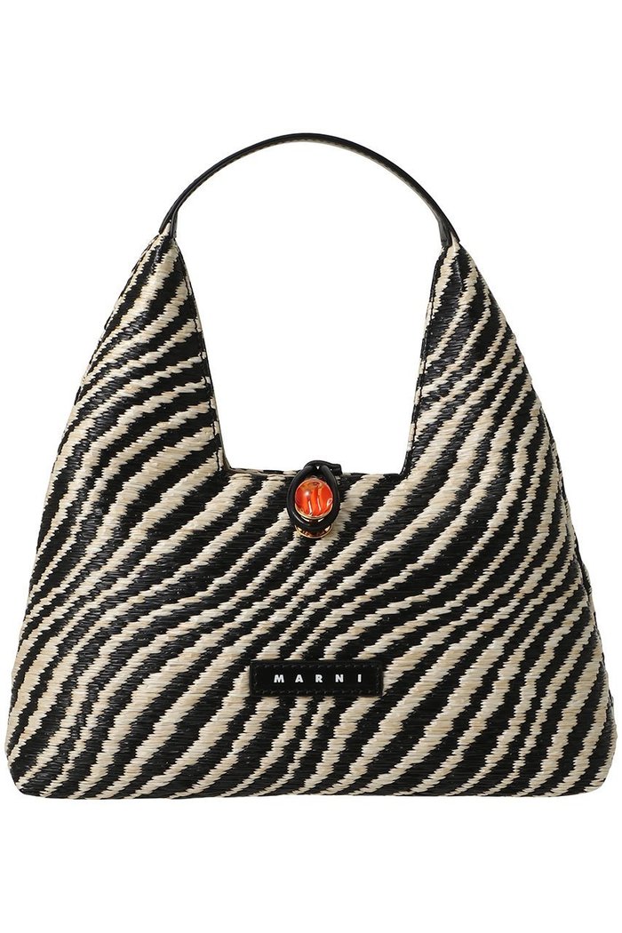 【マルニ/MARNI】のラフィアエフェクトミニハンドバッグ インテリア・キッズ・メンズ・レディースファッション・服の通販 founy(ファニー) https://founy.com/ ファッション Fashion レディースファッション Fashion for Women バッグ Bags フィット Fit, Slim Fit フォルム Silhouette, Form ラグジュアリー Luxury, Elegant ラフィア Raffia, Natural Straw 夏 Summer 春 Spring S/S・春夏 SS, Spring/Summer, Warm Season |ID: prp329100004835345 ipo3291000000036482790