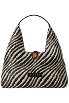 【マルニ/MARNI】のラフィアエフェクトミニハンドバッグ ブラック|ID: prp329100004835345 ipo3291000000036482792