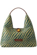 【マルニ/MARNI】のラフィアエフェクトミニハンドバッグ ガーデングリーン|ID: prp329100004835345 ipo3291000000036482794