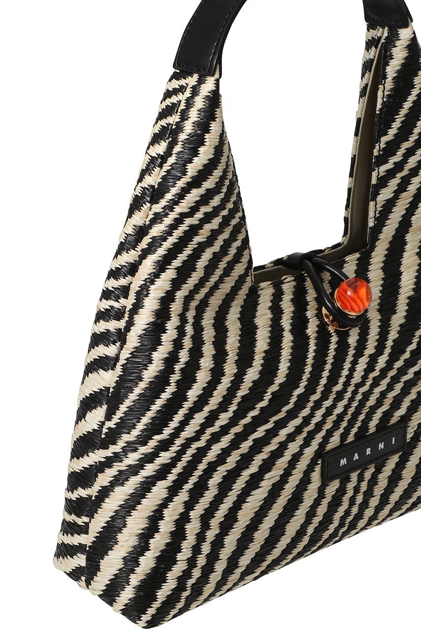 【マルニ/MARNI】のラフィアエフェクトミニハンドバッグ 人気、トレンドファッション・服の通販 founy(ファニー) 　ファッション　Fashion　レディースファッション　Fashion for Women　バッグ　Bags　フィット　Fit, Slim Fit　フォルム　Silhouette, Form　ラグジュアリー　Luxury, Elegant　ラフィア　Raffia, Natural Straw　夏　Summer　春　Spring　S/S・春夏　SS, Spring/Summer, Warm Season　other-4|ID: prp329100004835345 ipo3291000000036888521