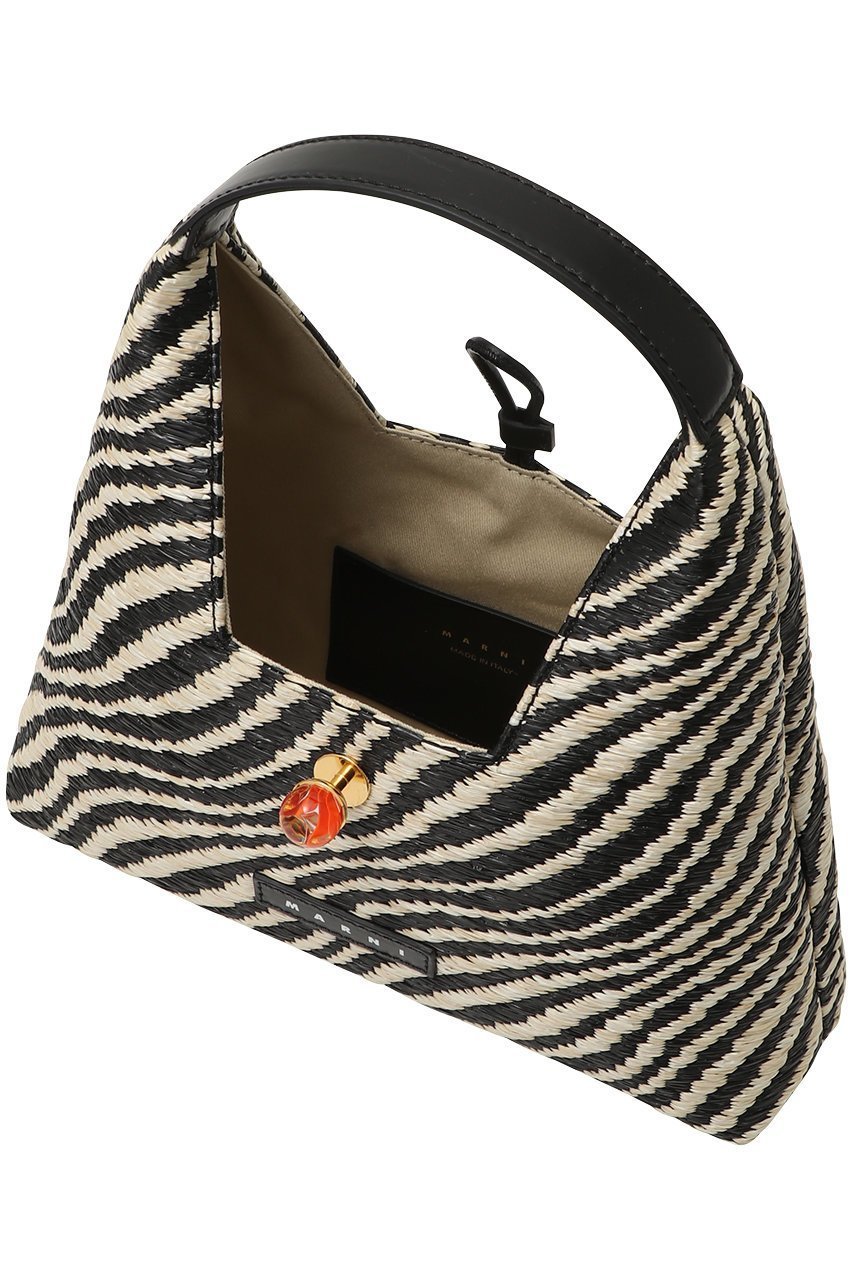 【マルニ/MARNI】のラフィアエフェクトミニハンドバッグ 人気、トレンドファッション・服の通販 founy(ファニー) 　ファッション　Fashion　レディースファッション　Fashion for Women　バッグ　Bags　フィット　Fit, Slim Fit　フォルム　Silhouette, Form　ラグジュアリー　Luxury, Elegant　ラフィア　Raffia, Natural Straw　夏　Summer　春　Spring　S/S・春夏　SS, Spring/Summer, Warm Season　other-5|ID: prp329100004835345 ipo3291000000036888522