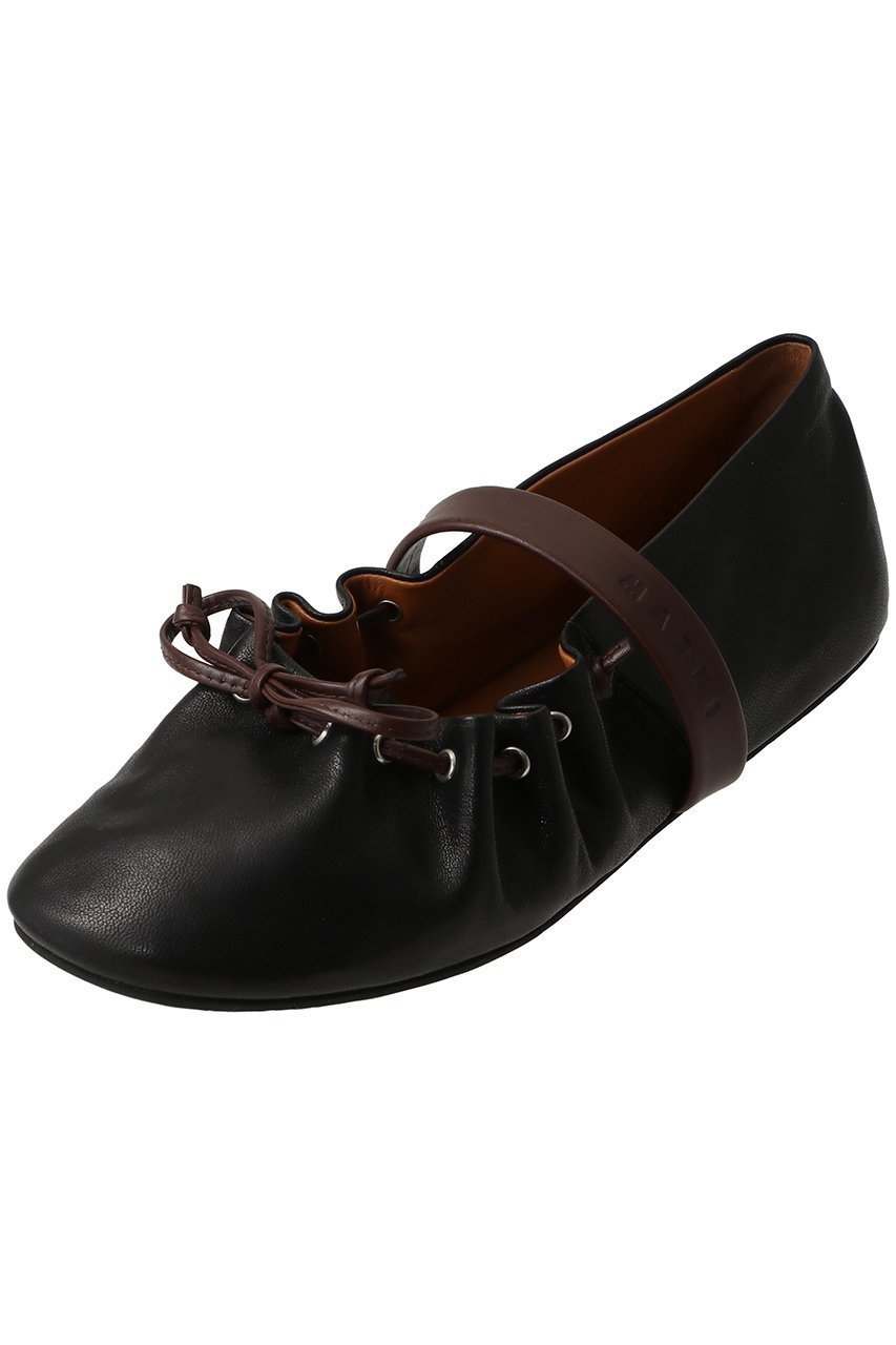 【マルニ/MARNI】のギャザー&ストラップバレエシューズ 人気、トレンドファッション・服の通販 founy(ファニー) 　ファッション　Fashion　レディースファッション　Fashion for Women　ギャザー　Gathered, Ruffled　シューズ　Shoes, Footwear　バレエ　Ballet, Ballet Style　フラット　Flat, Flat Shoes　ポーチ　Pouch, Small Case　other-4|ID: prp329100004835348 ipo3291000000036951292