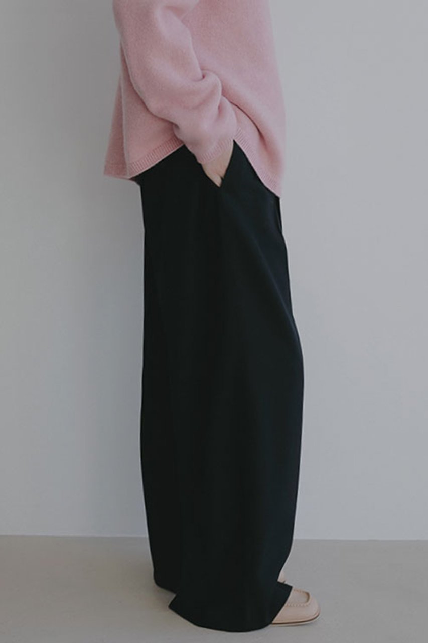 【エトレトウキョウ/ETRE TOKYO】のベルテッドタックワイドパンツ 人気、トレンドファッション・服の通販 founy(ファニー) 　ファッション　Fashion　レディースファッション　Fashion for Women　パンツ　Pants & Trousers　カットソー　Cut and Sewn Top　パッチ　Patch, Appliqué　フロント　Front, Front Design　リラックス　Relax, Relaxed Fit　ワイド　Wide, Wide Fit　エレガント 上品　Elegant　other-2|ID: prp329100004835357 ipo3291000000036693310