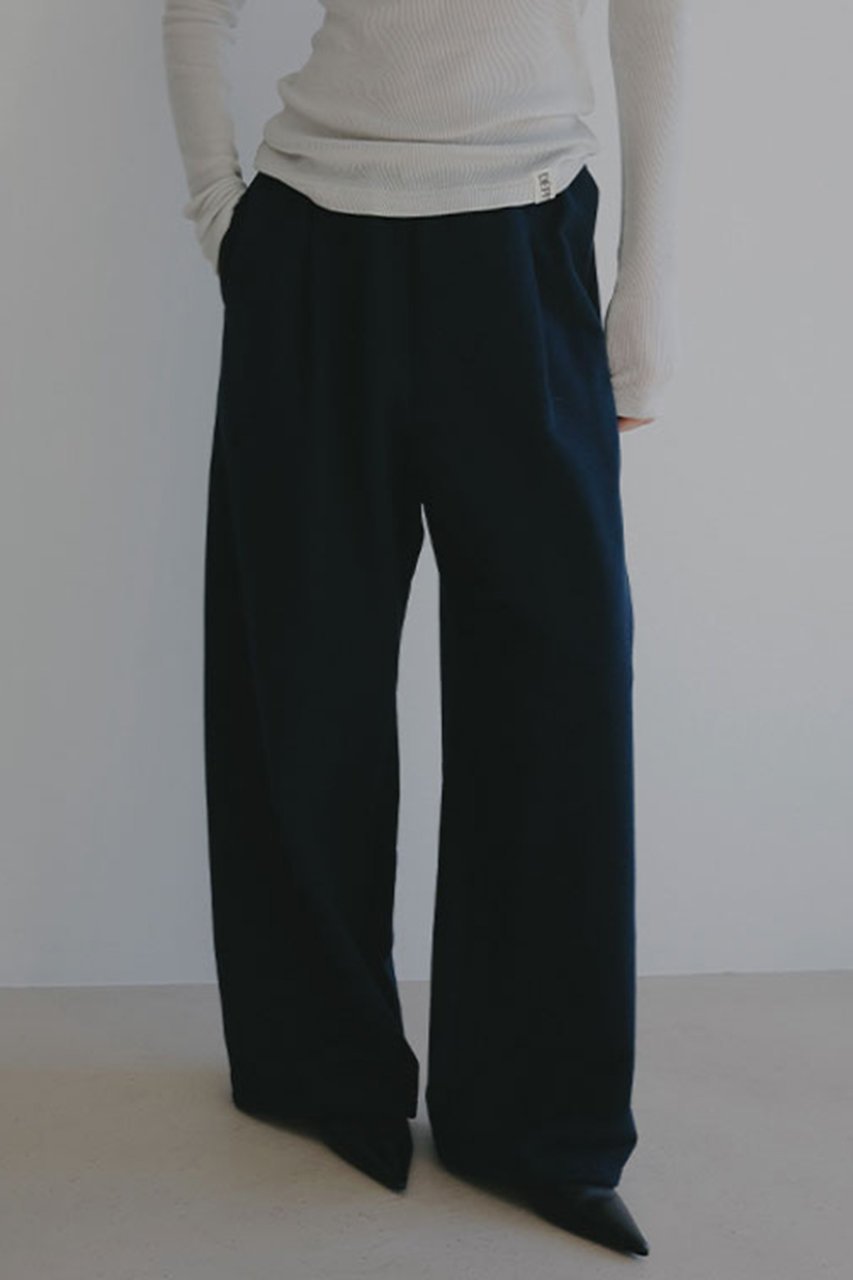 【エトレトウキョウ/ETRE TOKYO】のクリーンスウェットパンツ インテリア・キッズ・メンズ・レディースファッション・服の通販 founy(ファニー) 　ファッション　Fashion　レディースファッション　Fashion for Women　パンツ　Pants & Trousers　春　Spring　スウェット / スエット　Sweatshirt, Sweatwear　ストレート　Straight, Straight Cut　スピンドル　Spindle, Drawcord　スラックス　Slacks, Dress Pants　フロント　Front, Front Design　S/S・春夏　SS, Spring/Summer, Warm Season　夏　Summer　エレガント 上品　Elegant　2026年　2026　ネイビー|ID: prp329100004835358 ipo3291000000035221274