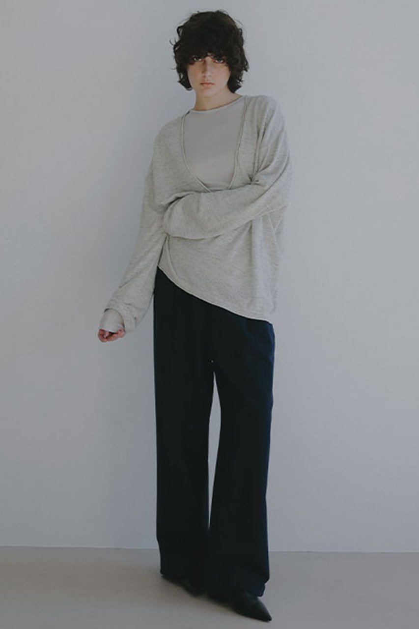 【エトレトウキョウ/ETRE TOKYO】のクリーンスウェットパンツ 人気、トレンドファッション・服の通販 founy(ファニー) 　ファッション　Fashion　レディースファッション　Fashion for Women　パンツ　Pants & Trousers　スウェット / スエット　Sweatshirt, Sweatwear　ストレート　Straight, Straight Cut　スピンドル　Spindle, Drawcord　スラックス　Slacks, Dress Pants　フロント　Front, Front Design　エレガント 上品　Elegant　other-6|ID: prp329100004835358 ipo3291000000036951355