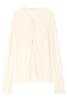 【エトレトウキョウ/ETRE TOKYO】のウールフライスヘンリーネックプルオーバー 人気、トレンドファッション・服の通販 founy(ファニー) ファッション Fashion レディースファッション Fashion for Women トップス・カットソー Cut & Sew Tops シャツ・ブラウス・オフィスカジュアル Elegant Blouses & Button-Ups ロングTシャツ・Tシャツ Longline T-Shirts & Tees カジュアルプルオーバー・ニットトップス Pullovers & Knit Tops / Casual Pullovers カットソー・ベーシックTシャツ Cut-and-Sewn Tops / Stretch Tees & Basics インナー Innerwear 春 Spring スリーブ Sleeve, Long Sleeve / Short Sleeve なめらか Smooth, Silky Texture ロング Long, Long-Length S/S・春夏 SS, Spring/Summer, Warm Season おすすめ Recommended / Our Picks 夏 Summer エレガント 上品 Elegant 2026年 2026 |ID:prp329100004835359