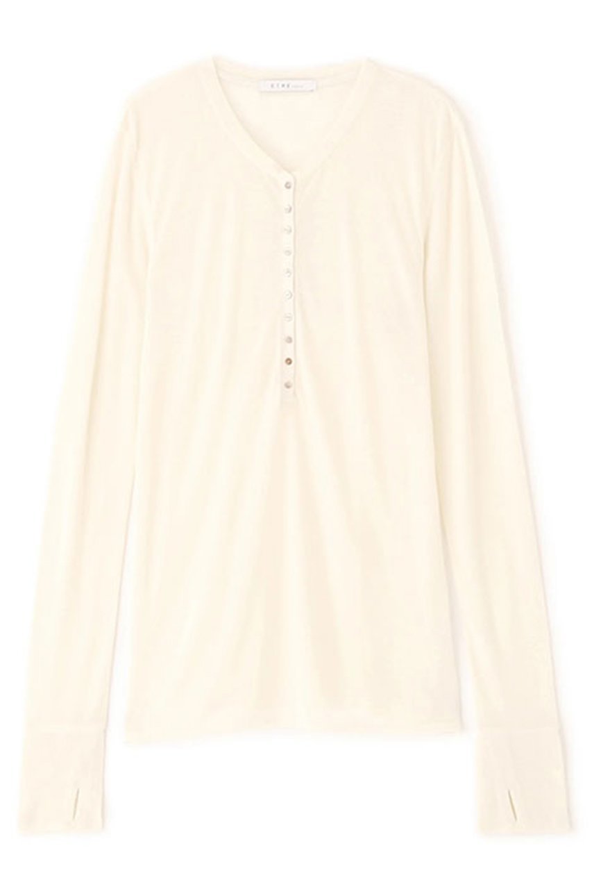 【エトレトウキョウ/ETRE TOKYO】のウールフライスヘンリーネックプルオーバー 人気、トレンドファッション・服の通販 founy(ファニー) 　ファッション　Fashion　レディースファッション　Fashion for Women　トップス・カットソー　Cut & Sew Tops　シャツ・ブラウス・オフィスカジュアル　Elegant Blouses & Button-Ups　ロングTシャツ・Tシャツ　Longline T-Shirts & Tees　カジュアルプルオーバー・ニットトップス　Pullovers & Knit Tops / Casual Pullovers　カットソー・ベーシックTシャツ　Cut-and-Sewn Tops / Stretch Tees & Basics　インナー　Innerwear　春　Spring　スリーブ　Sleeve, Long Sleeve / Short Sleeve　なめらか　Smooth, Silky Texture　ロング　Long, Long-Length　S/S・春夏　SS, Spring/Summer, Warm Season　おすすめ　Recommended / Our Picks　夏　Summer　エレガント 上品　Elegant　2026年　2026　 other-1|ID: prp329100004835359 ipo3291000000035221282