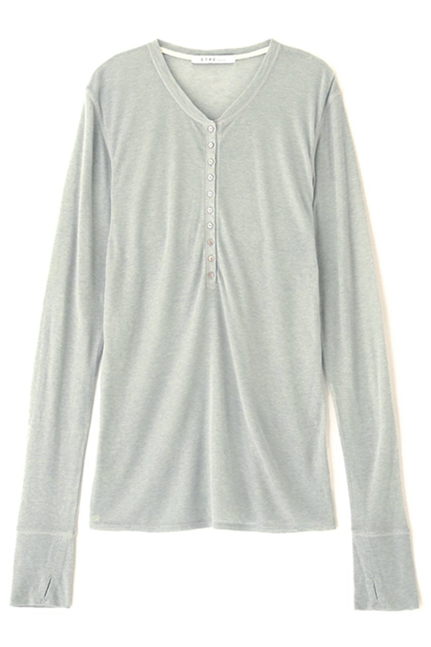 【エトレトウキョウ/ETRE TOKYO】のウールフライスヘンリーネックプルオーバー 人気、トレンドファッション・服の通販 founy(ファニー) 　ファッション　Fashion　レディースファッション　Fashion for Women　トップス・カットソー　Cut & Sew Tops　シャツ・ブラウス・オフィスカジュアル　Elegant Blouses & Button-Ups　ロングTシャツ・Tシャツ　Longline T-Shirts & Tees　カジュアルプルオーバー・ニットトップス　Pullovers & Knit Tops / Casual Pullovers　カットソー・ベーシックTシャツ　Cut-and-Sewn Tops / Stretch Tees & Basics　インナー　Innerwear　春　Spring　スリーブ　Sleeve, Long Sleeve / Short Sleeve　なめらか　Smooth, Silky Texture　ロング　Long, Long-Length　S/S・春夏　SS, Spring/Summer, Warm Season　おすすめ　Recommended / Our Picks　夏　Summer　エレガント 上品　Elegant　2026年　2026　other-7|ID: prp329100004835359 ipo3291000000035221292