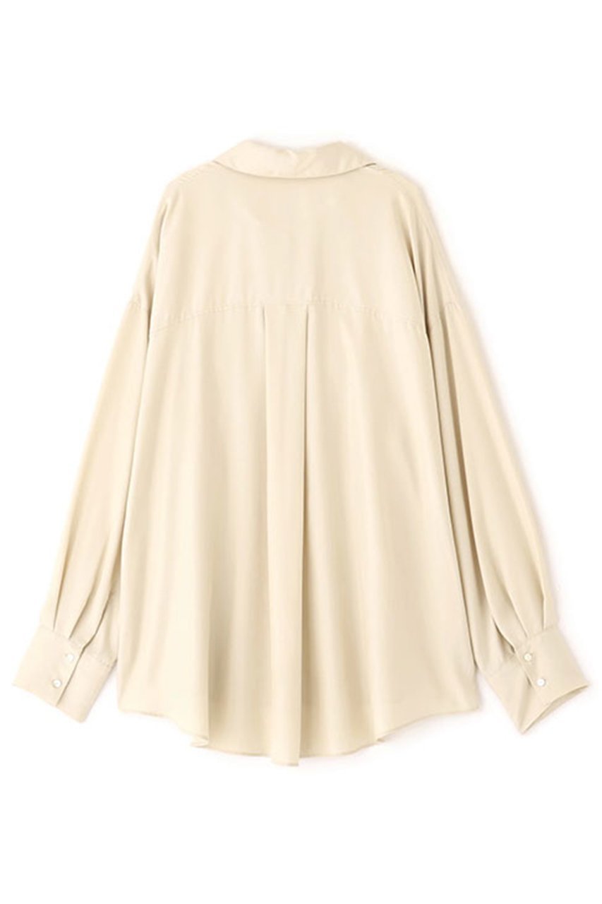【エトレトウキョウ/ETRE TOKYO】のキュプラネクタイオーバーサイズシャツ 人気、トレンドファッション・服の通販 founy(ファニー) 　ファッション　Fashion　レディースファッション　Fashion for Women　トップス・カットソー　Cut & Sew Tops　シャツ・ブラウス・オフィスカジュアル　Elegant Blouses & Button-Ups　春　Spring　カフス　Cuff Design　キュプラ　Cupro, Eco Fabric　シンプル　Simple, Minimal　スリーブ　Sleeve, Long Sleeve / Short Sleeve　とろみ　Fluid, Flowy Fabric　ドレープ　Drape, Draping Fabric　なめらか　Smooth, Silky Texture　フロント　Front, Front Design　ポケット　Pocket, Pocket Detail　リラックス　Relax, Relaxed Fit　ロング　Long, Long-Length　S/S・春夏　SS, Spring/Summer, Warm Season　夏　Summer　エレガント 上品　Elegant　2026年　2026　other-7|ID: prp329100004835361 ipo3291000000035221313