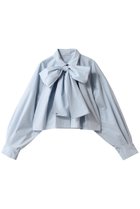【クラネ/CLANE】のRIBBON TIED COMPACT SHIRTS シャツ/ブラウス SAX|ID: prp329100004835364 ipo3291000000035221332