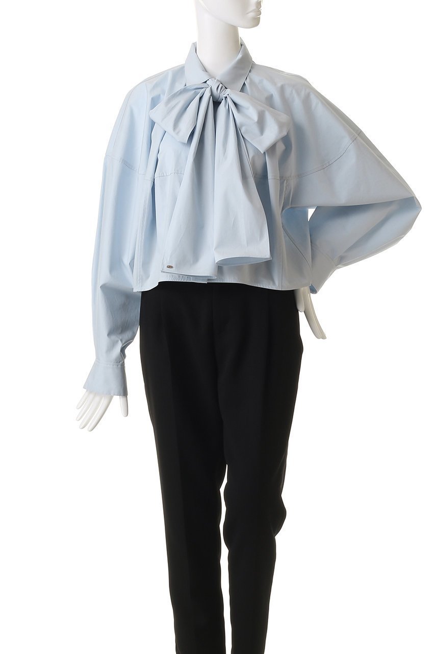 【クラネ/CLANE】のRIBBON TIED COMPACT SHIRTS シャツ/ブラウス 人気、トレンドファッション・服の通販 founy(ファニー) 　ファッション　Fashion　レディースファッション　Fashion for Women　トップス・カットソー　Cut & Sew Tops　シャツ・ブラウス・オフィスカジュアル　Elegant Blouses & Button-Ups　ロングTシャツ・Tシャツ　Longline T-Shirts & Tees　2026年　2026　ショート　Short, Short Length　シンプル　Simple, Minimal　スリーブ　Sleeve, Long Sleeve / Short Sleeve　バランス　Balance, Style Balance　リボン　Ribbon, Bow　ロング　Long, Long-Length　エレガント 上品　Elegant　夏　Summer　春　Spring　S/S・春夏　SS, Spring/Summer, Warm Season　other-2|ID: prp329100004835364 ipo3291000000035514416