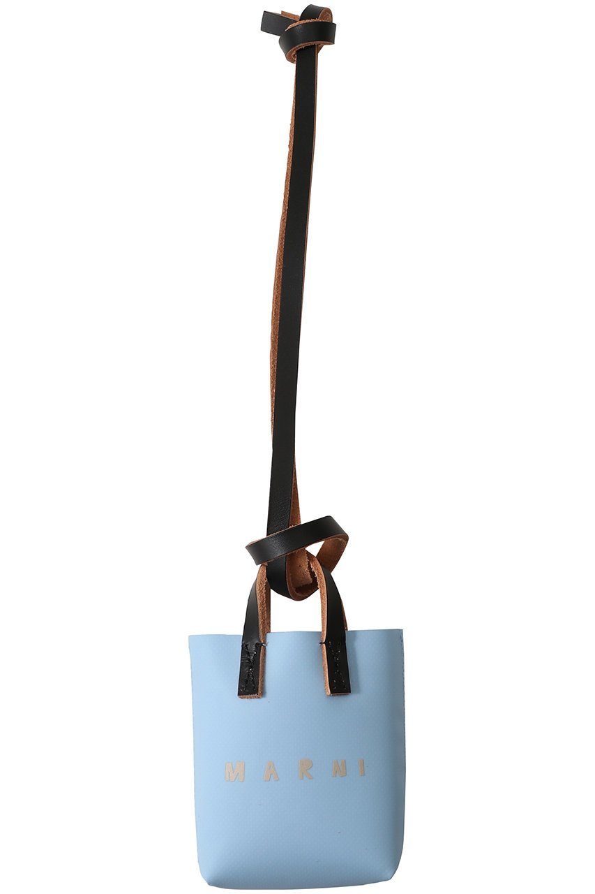 【マルニ/MARNI】のマイクロトートバッグチャーム インテリア・キッズ・メンズ・レディースファッション・服の通販 founy(ファニー) 　ファッション　Fashion　レディースファッション　Fashion for Women　バッグ　Bags　2026年　2026　ギフト プレゼント　Gift / Present　チャーム　Charm, Pendant　モチーフ　Motif, Design Theme　ラップ　Wrap, Wrap Design　夏　Summer　春　Spring　S/S・春夏　SS, Spring/Summer, Warm Season　ライトブルー|ID: prp329100004835368 ipo3291000000035221355