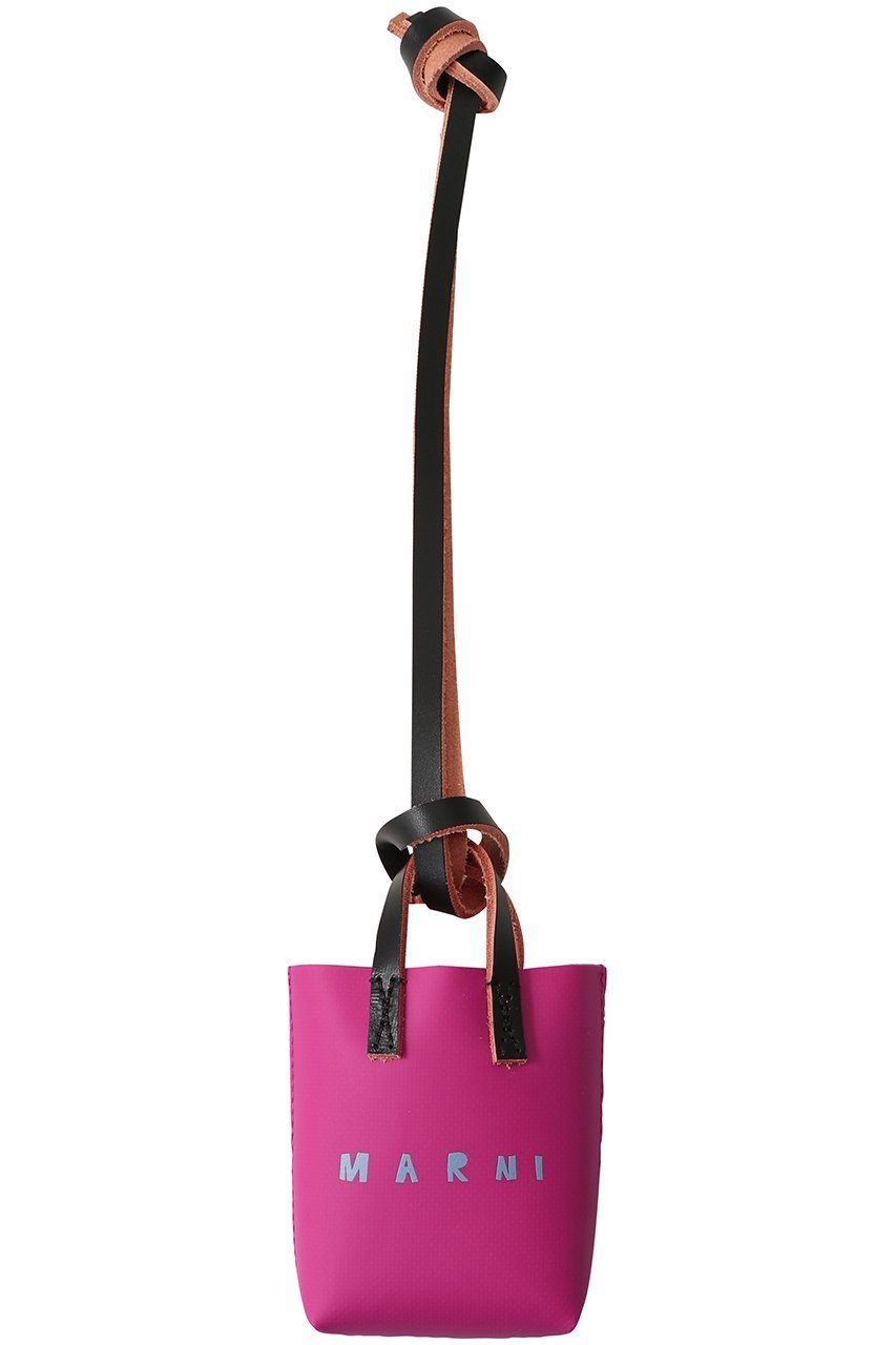 【マルニ/MARNI】のマイクロトートバッグチャーム インテリア・キッズ・メンズ・レディースファッション・服の通販 founy(ファニー) 　ファッション　Fashion　レディースファッション　Fashion for Women　バッグ　Bags　2026年　2026　ギフト プレゼント　Gift / Present　チャーム　Charm, Pendant　モチーフ　Motif, Design Theme　ラップ　Wrap, Wrap Design　夏　Summer　春　Spring　S/S・春夏　SS, Spring/Summer, Warm Season　カシス|ID: prp329100004835368 ipo3291000000035221356