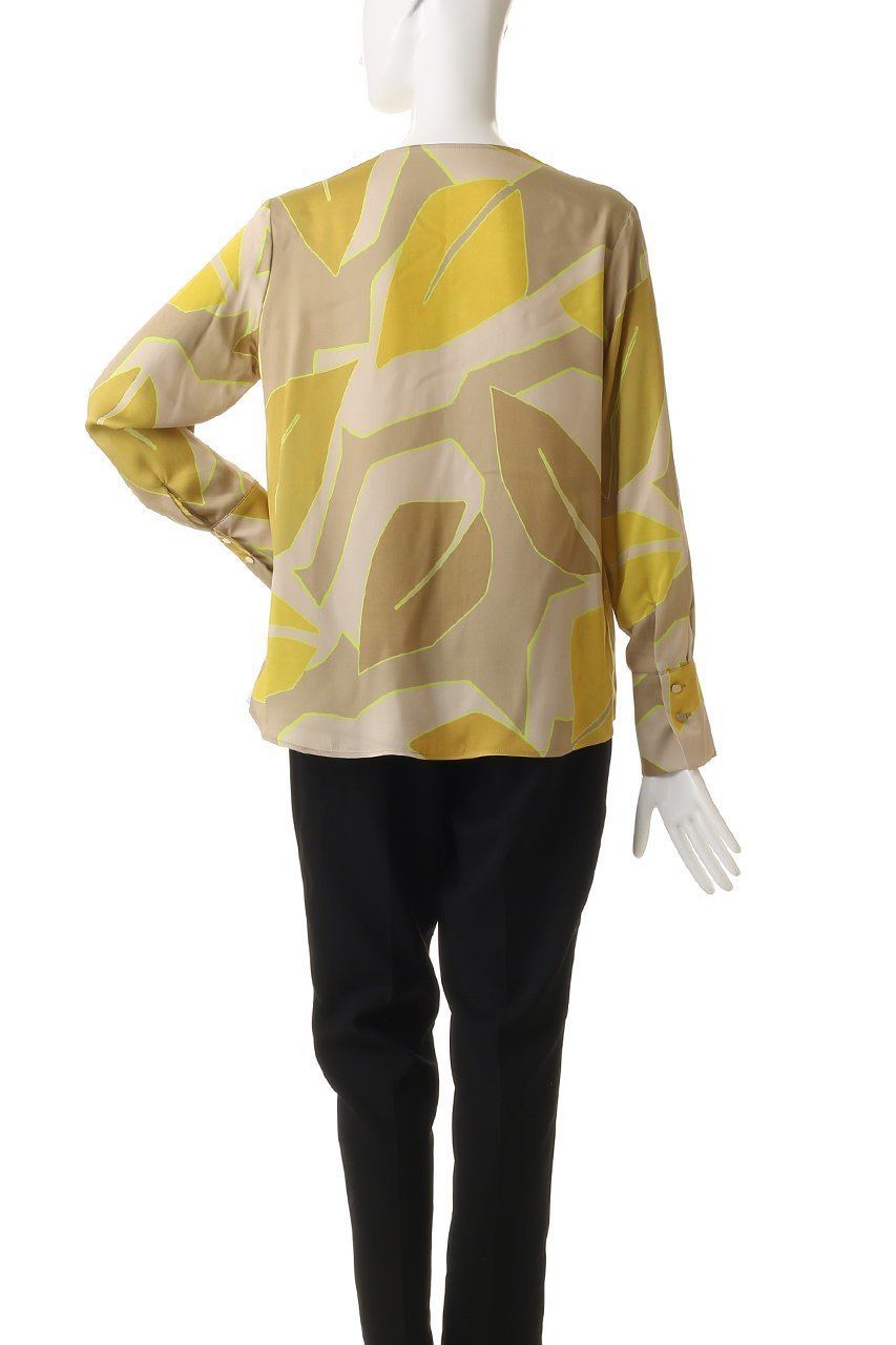 【アルアバイル/allureville】のFASACリーフPTフレンチカラーシャツ 人気、トレンドファッション・服の通販 founy(ファニー) 　ファッション　Fashion　レディースファッション　Fashion for Women　トップス・カットソー　Cut & Sew Tops　シャツ・ブラウス・オフィスカジュアル　Elegant Blouses & Button-Ups　2026年　2026　おすすめ　Recommended / Our Picks　イタリア　Italy　カフス　Cuff Design　シンプル　Simple, Minimal　スリーブ　Sleeve, Long Sleeve / Short Sleeve　センター　Center, Center Line　デニム　Denim, Jeans Material　フレンチ　French, French Style　プリント　Print, Printed Pattern　リーフ　Leaf, Botanical Leaf　ロング　Long, Long-Length　エレガント 上品　Elegant　夏　Summer　春　Spring　S/S・春夏　SS, Spring/Summer, Warm Season　other-4|ID: prp329100004835372 ipo3291000000036245307