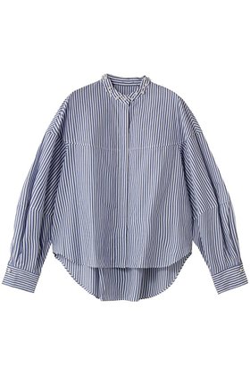 【アルアバイル/allureville】 パールカラーロンストコクーンブラウス人気、トレンドファッション・服の通販 founy(ファニー) ファッション Fashion レディースファッション Fashion for Women トップス・カットソー Cut & Sew Tops シャツ・ブラウス・オフィスカジュアル Elegant Blouses & Button-Ups 2026年 2026 ストライプ Stripe, Striped Pattern スリーブ Sleeve, Long Sleeve / Short Sleeve デニム Denim, Jeans Material パール Pearl, Pearl Accent フロント Front, Front Design ミックス Mix, Mixed Style ロング Long, Long-Length エレガント 上品 Elegant 夏 Summer 春 Spring S/S・春夏 SS, Spring/Summer, Warm Season |ID:prp329100004835373