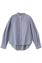 【アルアバイル/allureville】のパールカラーロンストコクーンブラウス 人気、トレンドファッション・服の通販 founy(ファニー) ファッション Fashion レディースファッション Fashion for Women トップス・カットソー Cut & Sew Tops シャツ・ブラウス・オフィスカジュアル Elegant Blouses & Button-Ups 2026年 2026 ストライプ Stripe, Striped Pattern スリーブ Sleeve, Long Sleeve / Short Sleeve デニム Denim, Jeans Material パール Pearl, Pearl Accent フロント Front, Front Design ミックス Mix, Mixed Style ロング Long, Long-Length エレガント 上品 Elegant 夏 Summer 春 Spring S/S・春夏 SS, Spring/Summer, Warm Season thumbnail ブルー系|ID: prp329100004835373 ipo3291000000036106379