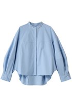 【アルアバイル/allureville】のパールカラーコクーンブラウス 人気、トレンドファッション・服の通販 founy(ファニー) ファッション Fashion レディースファッション Fashion for Women トップス・カットソー Cut & Sew Tops シャツ・ブラウス・オフィスカジュアル Elegant Blouses & Button-Ups スラックス Slacks, Dress Pants スリーブ Sleeve, Long Sleeve / Short Sleeve デニム Denim, Jeans Material パール Pearl, Pearl Accent フロント Front, Front Design ロング Long, Long-Length エレガント 上品 Elegant thumbnail サックス|ID: prp329100004835374 ipo3291000000036951507