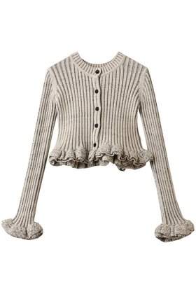 【クラネ/CLANE】のW FACE SHORT FRILLED KNIT TOPS ニット/セーター 人気、トレンドファッション・服の通販 founy(ファニー) ファッション Fashion レディースファッション Fashion for Women トップス・カットソー Cut & Sew Tops ニット Knit Tops & Sweaters カジュアルプルオーバー・ニットトップス Pullovers & Knit Tops / Casual Pullovers カーディガン Cardigan, Knitwear ショート Short, Short Length セーター Sweater, Knitwear トレンド Trend, Trending Now フィット Fit, Slim Fit フェイス Face, Facial Design フリル Frill, Ruffle ボトム Bottoms, Lower Wear |ID:prp329100004835375