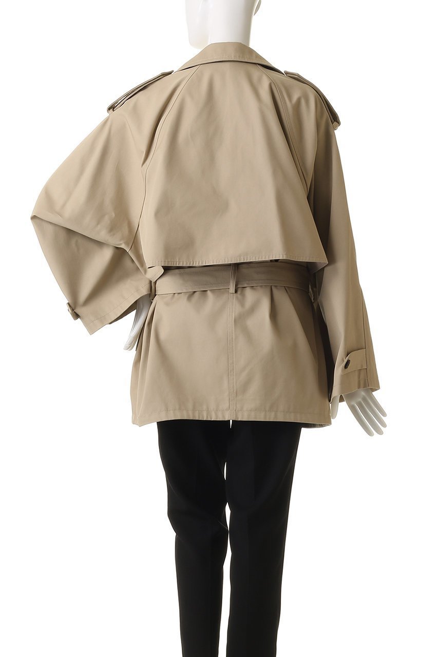 【クラネ/CLANE】のOVER SHORT TRENCH COAT コート 人気、トレンドファッション・服の通販 founy(ファニー) 　ファッション　Fashion　レディースファッション　Fashion for Women　アウター　Coat / Outerwear Collection　コート・ロングコート・ピーコート　Long Coats, Peacoats & More　トレンチコート / 春秋の定番アウター　Trench Coats　2026年　2026　ショート　Short, Short Length　スリーブ　Sleeve, Long Sleeve / Short Sleeve　バランス　Balance, Style Balance　モダン　Modern, Contemporary　夏　Summer　春　Spring　S/S・春夏　SS, Spring/Summer, Warm Season　other-4|ID: prp329100004835376 ipo3291000000036043923