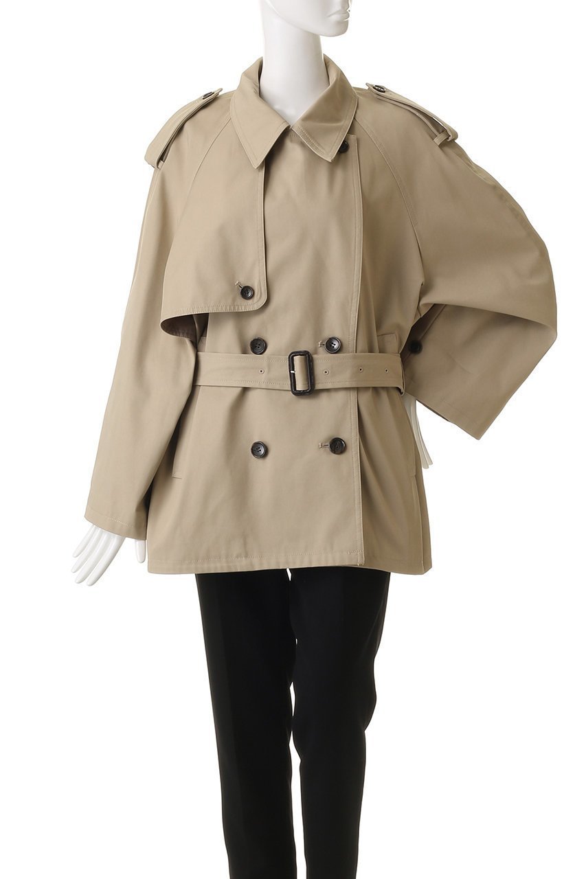 【クラネ/CLANE】のOVER SHORT TRENCH COAT コート 人気、トレンドファッション・服の通販 founy(ファニー) 　ファッション　Fashion　レディースファッション　Fashion for Women　アウター　Coat / Outerwear Collection　コート・ロングコート・ピーコート　Long Coats, Peacoats & More　トレンチコート / 春秋の定番アウター　Trench Coats　2026年　2026　ショート　Short, Short Length　スリーブ　Sleeve, Long Sleeve / Short Sleeve　バランス　Balance, Style Balance　モダン　Modern, Contemporary　夏　Summer　春　Spring　S/S・春夏　SS, Spring/Summer, Warm Season　other-8|ID: prp329100004835376 ipo3291000000036043929