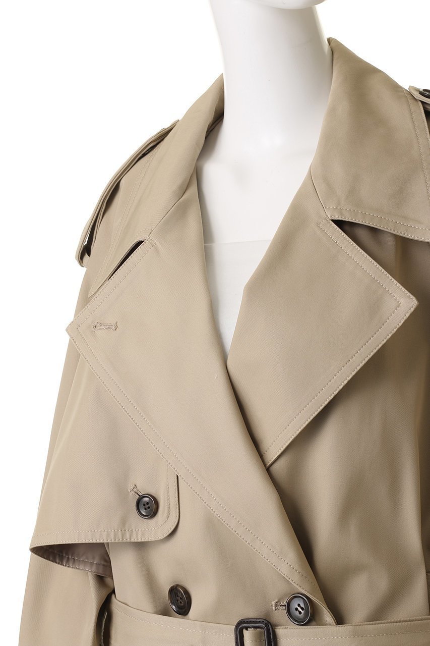 【クラネ/CLANE】のOVER SHORT TRENCH COAT コート 人気、トレンドファッション・服の通販 founy(ファニー) 　ファッション　Fashion　レディースファッション　Fashion for Women　アウター　Coat / Outerwear Collection　コート・ロングコート・ピーコート　Long Coats, Peacoats & More　トレンチコート / 春秋の定番アウター　Trench Coats　ショート　Short, Short Length　スリーブ　Sleeve, Long Sleeve / Short Sleeve　バランス　Balance, Style Balance　モダン　Modern, Contemporary　other-5|ID: prp329100004835376 ipo3291000000036683252