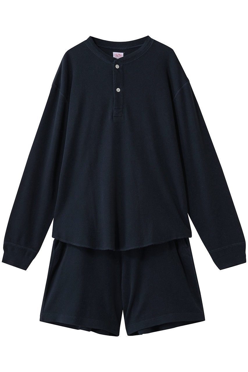 【ユニバーサルプロダクツ/UNIVERSAL PRODUCTS / MEN】の【MEN】FAITHxUNIVERSAL PRODUCTS ROOM WEAR SET インテリア・キッズ・メンズ・レディースファッション・服の通販 founy(ファニー) 　ファッション　Fashion　メンズファッション　Fashion for Men　トップス・カットソー　Cut & Sew Tops　2026年　2026　コラボ　Collaboration, Collab　ニューヨーク　New York, NYC Style　バランス　Balance, Style Balance　パジャマ　Pajamas, Sleepwear　夏　Summer　春　Spring　S/S・春夏　SS, Spring/Summer, Warm Season　NAVY|ID: prp329100004835379 ipo3291000000036106552