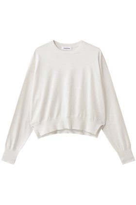 【サクラ/SACRA】 エクストラファインコットンカシミヤプルオーバー人気、トレンドファッション・服の通販 founy(ファニー) ファッション Fashion レディースファッション Fashion for Women トップス・カットソー Cut & Sew Tops ニット Knit Tops & Sweaters カジュアルプルオーバー・ニットトップス Pullovers & Knit Tops / Casual Pullovers 2026年 2026 なめらか Smooth, Silky Texture クロップド Cropped, Short Length スリット Slit, Slit Detail バランス Balance, Style Balance エレガント 上品 Elegant 夏 Summer 春 Spring S/S・春夏 SS, Spring/Summer, Warm Season |ID:prp329100004836403