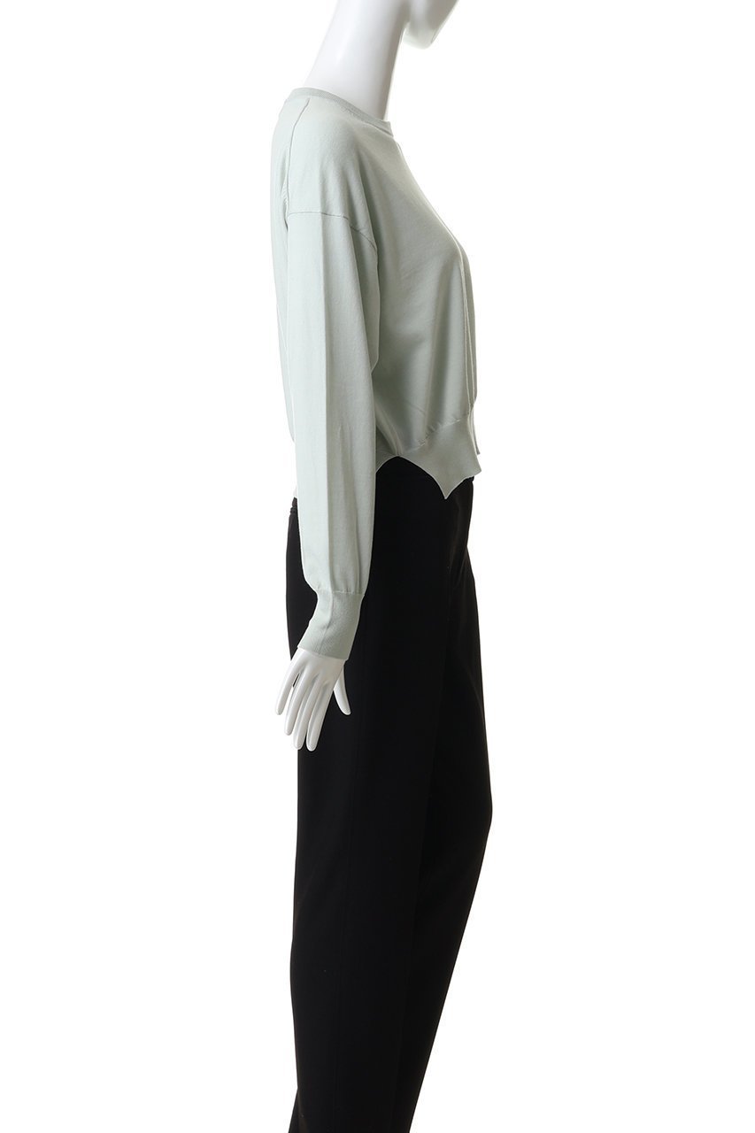 【サクラ/SACRA】のエクストラファインコットンカシミヤプルオーバー 人気、トレンドファッション・服の通販 founy(ファニー) 　ファッション　Fashion　レディースファッション　Fashion for Women　トップス・カットソー　Cut & Sew Tops　ニット　Knit Tops & Sweaters　カジュアルプルオーバー・ニットトップス　Pullovers & Knit Tops / Casual Pullovers　2026年　2026　なめらか　Smooth, Silky Texture　クロップド　Cropped, Short Length　スリット　Slit, Slit Detail　バランス　Balance, Style Balance　エレガント 上品　Elegant　夏　Summer　春　Spring　S/S・春夏　SS, Spring/Summer, Warm Season　other-3|ID: prp329100004836403 ipo3291000000035229106