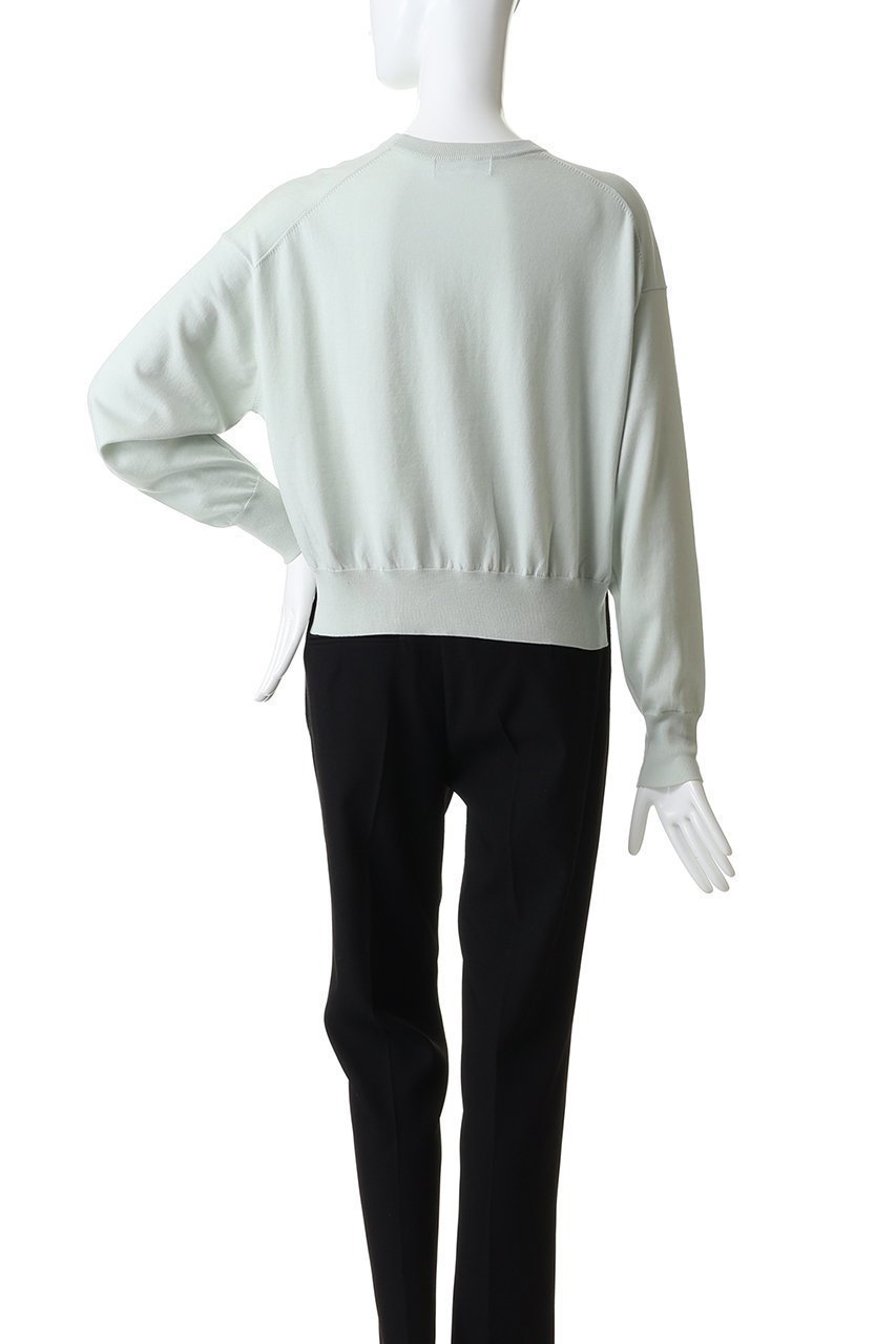 【サクラ/SACRA】のエクストラファインコットンカシミヤプルオーバー 人気、トレンドファッション・服の通販 founy(ファニー) 　ファッション　Fashion　レディースファッション　Fashion for Women　トップス・カットソー　Cut & Sew Tops　ニット　Knit Tops & Sweaters　カジュアルプルオーバー・ニットトップス　Pullovers & Knit Tops / Casual Pullovers　2026年　2026　なめらか　Smooth, Silky Texture　クロップド　Cropped, Short Length　スリット　Slit, Slit Detail　バランス　Balance, Style Balance　エレガント 上品　Elegant　夏　Summer　春　Spring　S/S・春夏　SS, Spring/Summer, Warm Season　other-4|ID: prp329100004836403 ipo3291000000035229107